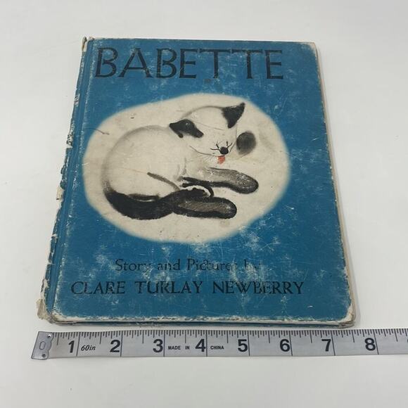 Host Pick! Antique 1937 hardcover Babette by Clare Turlay Newberry - Picture 15 of 16